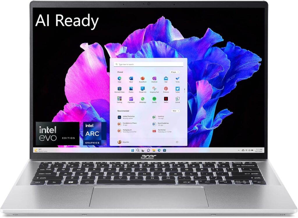Acer Swift Go 14 thin and light laptop