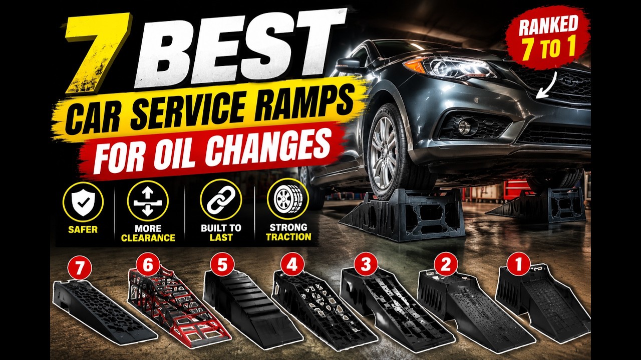 The 7 Best Car Service Ramps for Oil Changes in 2026