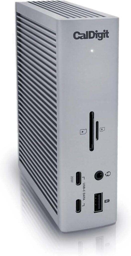 CalDigit TS4 Thunderbolt 4 docking station in Space Gray