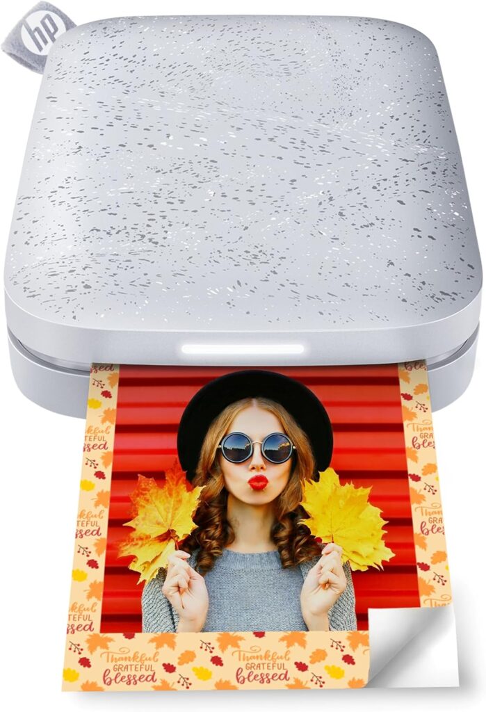 HP Sprocket 2nd Edition portable photo printer in Luna Pearl
