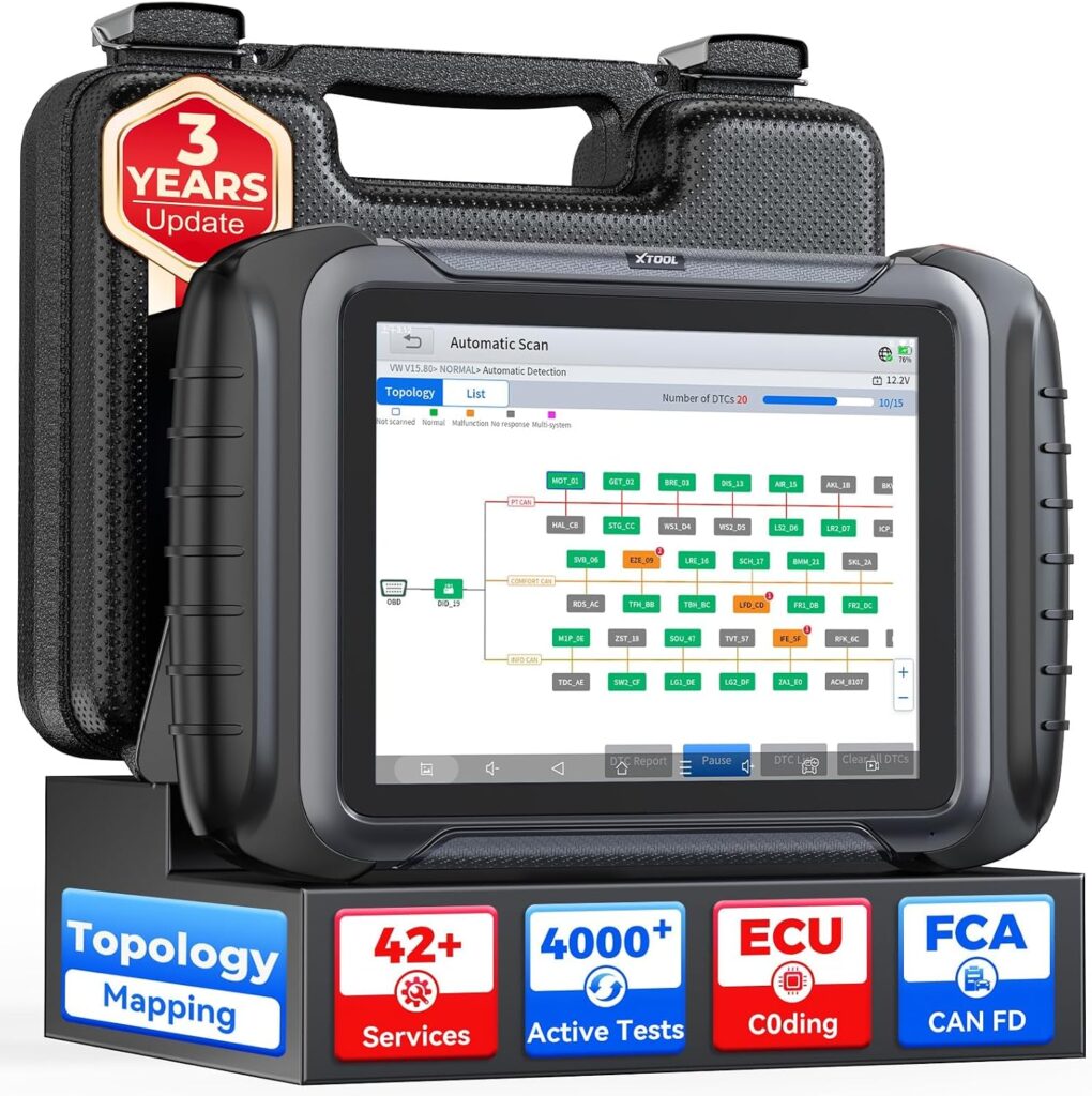 XTOOL D8S bidirectional OBD2 scan tool